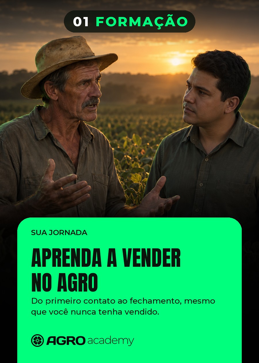 Formação: aprenda a vender no agro, do primeiro contato ao fechamento